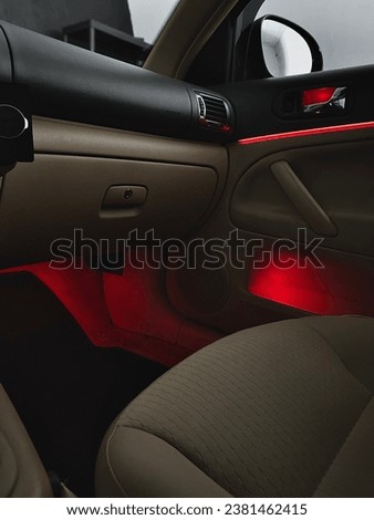 ambirnt light, auto, car, luxury