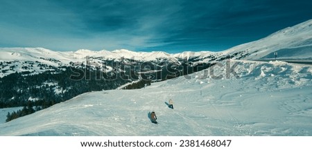 Back Country Snowboarders in Colorado