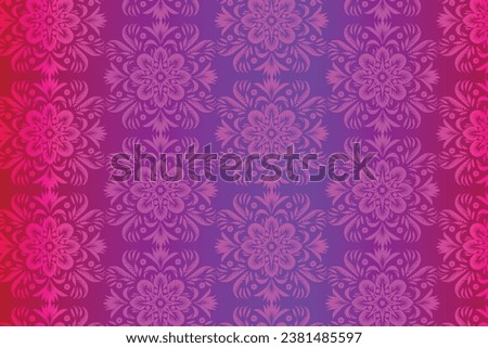 Pink and Purple Floral Patterned Background