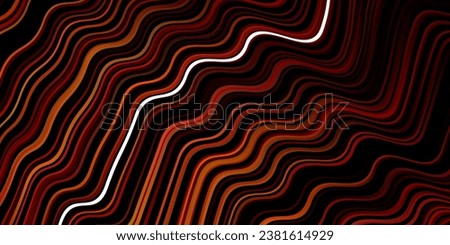 Dark Red vector texture with wry lines. An elegant bright illustration with gradient. Brand new design for your ads, poster, banner.