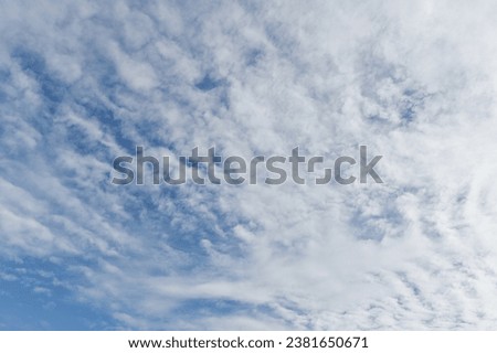 Clouds in blue sky background, Nature