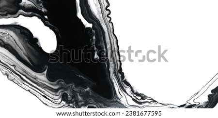 Italian black white panda marble stone design, panda marble slab, Luxury abstract fluid art painting background alcohol ink technique black and gold, New Black White Marble