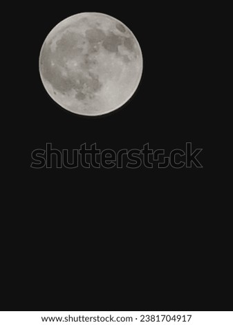 The beautiful full moon picture