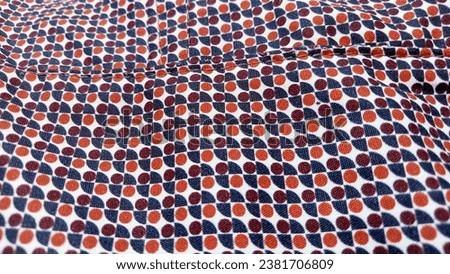 Textile has good pattern and colour 