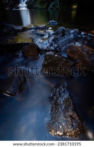 
long exposure in the river