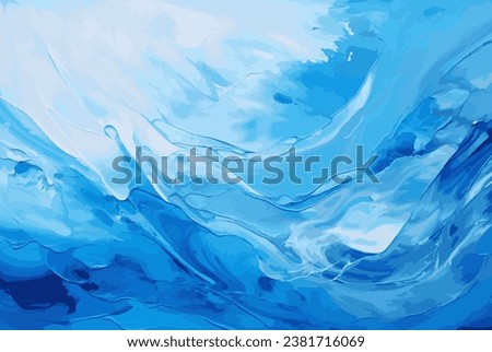 Abstract wavy liquid texture background, psychedelic and calming graphic, modern business backdrop with contrast colors, psychic liquify material, plastic -  Royalty-Free Stock Photo #2381716069