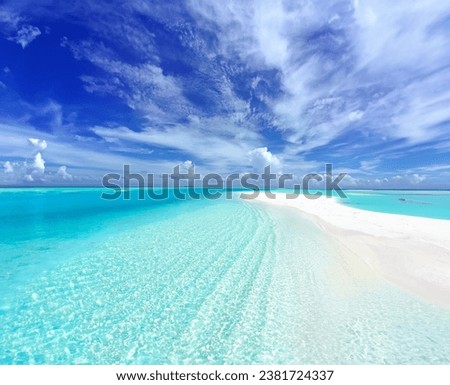 Rasdhoo, North Central Province, Maldives Photo of Beach Under Blue Sky Scenery Drone Photos