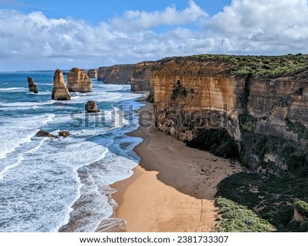 12 Apostles Great Ocean Road Merlbourne Australia Royalty-Free Stock Photo #2381733307
