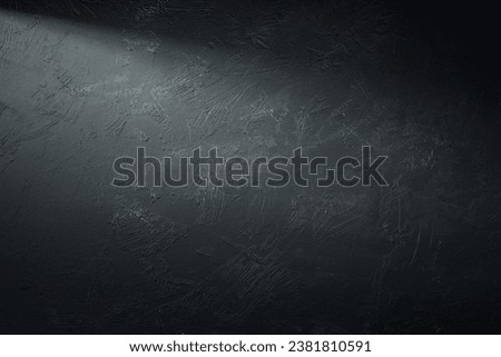 Abstract black background texture with shadows for add text or graphic design. Grunge black background