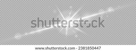 Vector transparent sunlight special lens flare light effect. Stock royalty free vector illustration. PNG	
