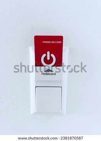 Power on card, hotel card, open the door, RFID system for opening doors and entering hotel rooms electronic door, access card, room entry, keycard system, RFID technology, hotel room, electronic lock