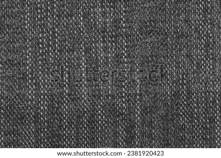 Factory fabric in gray color, fabric texture sample for furniture close up