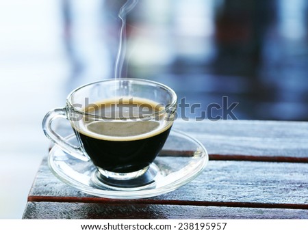 espresso coffee.hot coffee