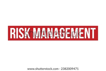 Risk Management Rubber Stamp Seal Vector
