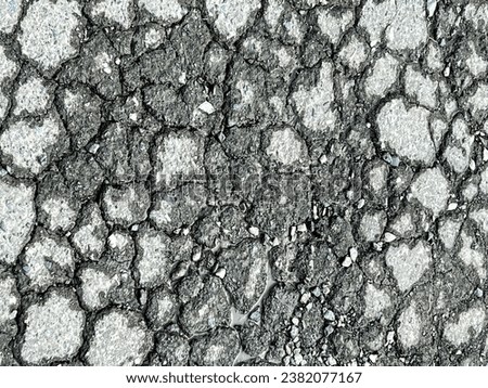 texture of a road surface.