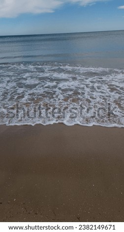 sea wave on a sand beach