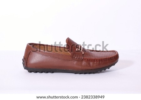 this is the picture of Men`s casual footwear. Slip-ons, Loafers Royalty-Free Stock Photo #2382338949