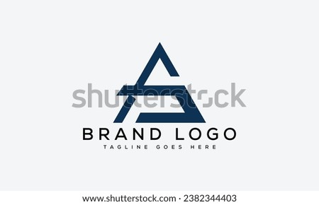 Creative vector logos with the letter SA