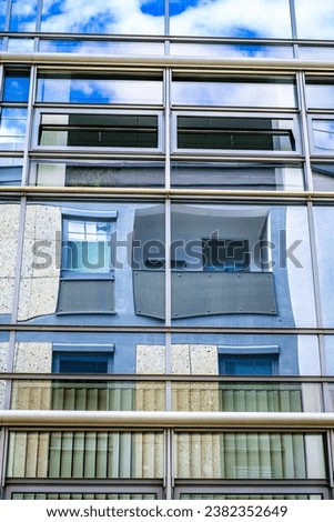 typical windows at an office building - photo