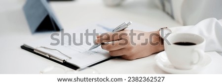 Business investor analyzing a valuation data forecast a investment project.
 Royalty-Free Stock Photo #2382362527