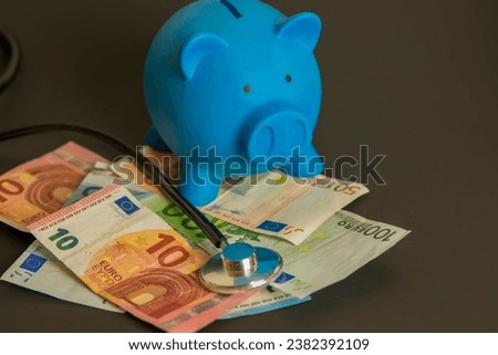 Piggy bank; healthcare; medical; home finances
