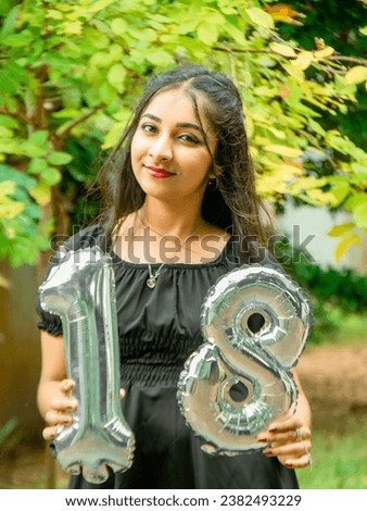 Birthday Girl, 18th Birthday Asian Girl Outdoor Image