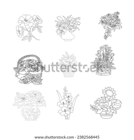 Vector Illustration element seamless background floral beauty design summer natural pattern 