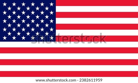 United States Flag. Flag of the United States Vector graphics