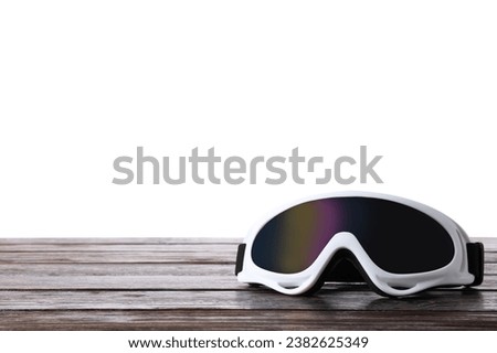 PNG,white ski goggles, isolated on white background