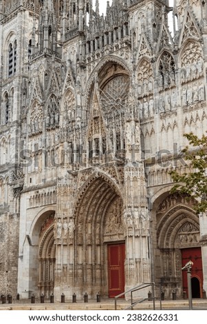 Cathedral Notre Dame of Rouen in France Royalty-Free Stock Photo #2382626331
