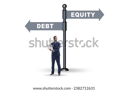 Debt or equity concept as financing options