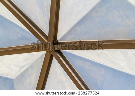 Steel with glass roof