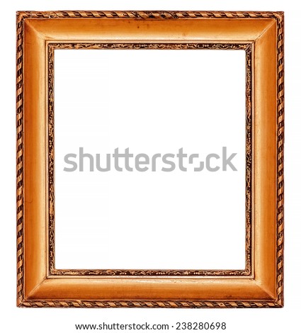Antique Gold Picture Frame Background