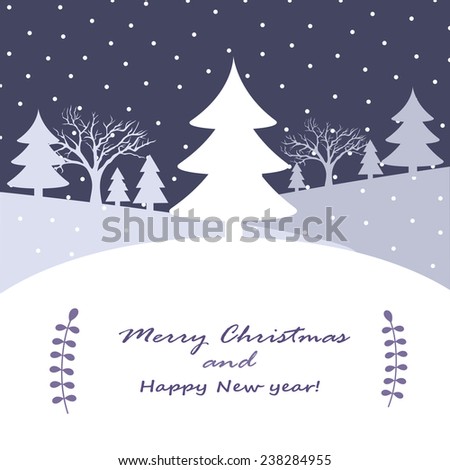 simple christmas background for a card