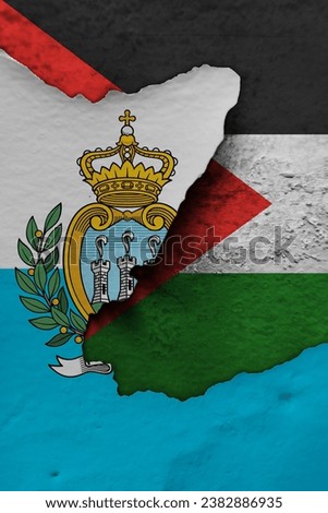 Relations between san marino and palestine.