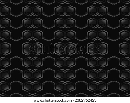 Abstract dark background with metallic luxury shapes. Metal background. Perfect for Banners, Plaques, Posters, Flyers and Banner Designs. Eps10 vector template.