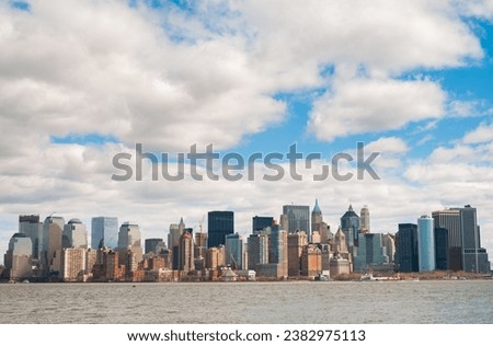 An Autumn Day in New York City with a View of the Skyline