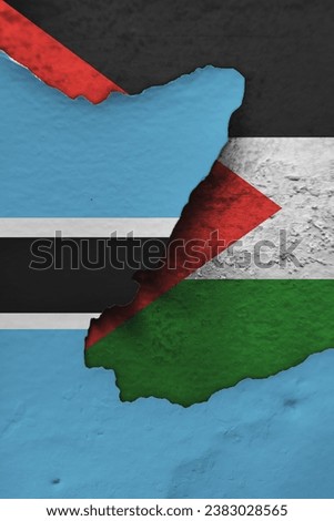 Relations between botswana and palestine.