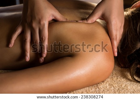 Massage closeup Royalty-Free Stock Photo #238308274