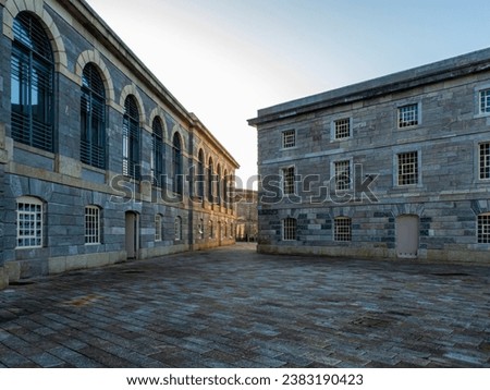 The Brewhouse and Clarence buildings at Royal William Yard, Stonehouse, Plymouth, UK Royalty-Free Stock Photo #2383190423