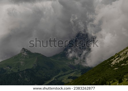 Passo Pordoi - Rain Clouds