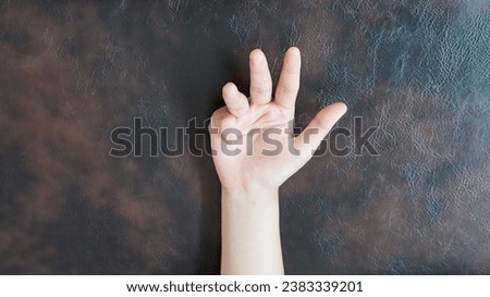 photo of fingers for counting