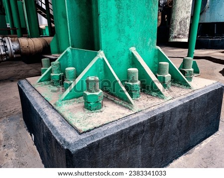 Grouts and Anchors of industrial building structure