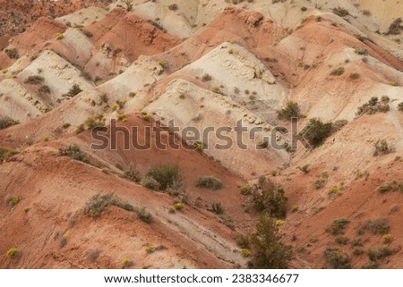 rainbow mountains in the deserts of Utah