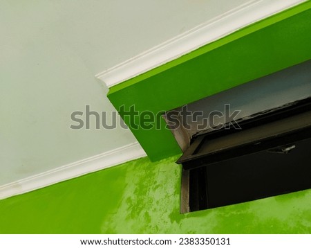 Light green texture, light green background and window