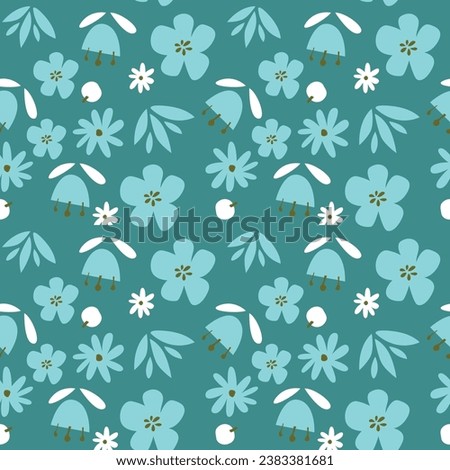 sunflowers texture seamless pattern. Vector format perfect for wallpaper, fabric, linens, stationery