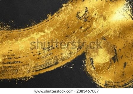 Gold and Black Japanese Paper Backgrounds Web graphics Royalty-Free Stock Photo #2383467087