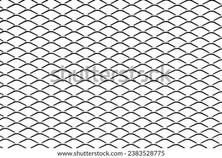 Metal net texture. Grunge grid isolated on white. Geometric pattern. Grunge steel mesh texture. Heavy iron backdrop pattern. Industrial grate design background.	