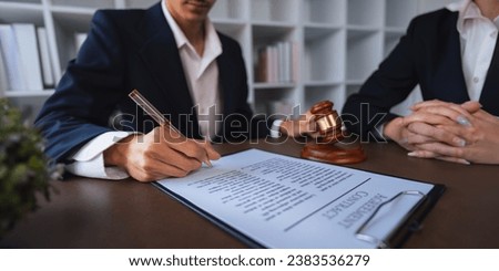 Lawyer hand concept justice with judge gavel, Businessman in suit or Hiring lawyers in the digital system. legal law, prosecution, legal adviser, lawsuit, detective, investigation legal consultant