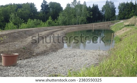 pond construction for landscaping water
